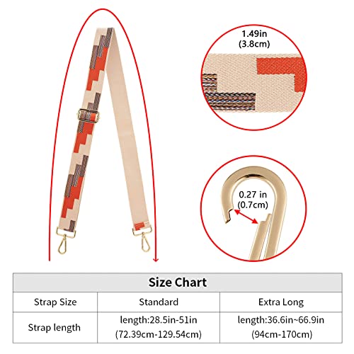 Image of ZOOEASS Wide Shoulder Strap Adjustable Replacement Belt Crossbody Canvas Bag Handbag