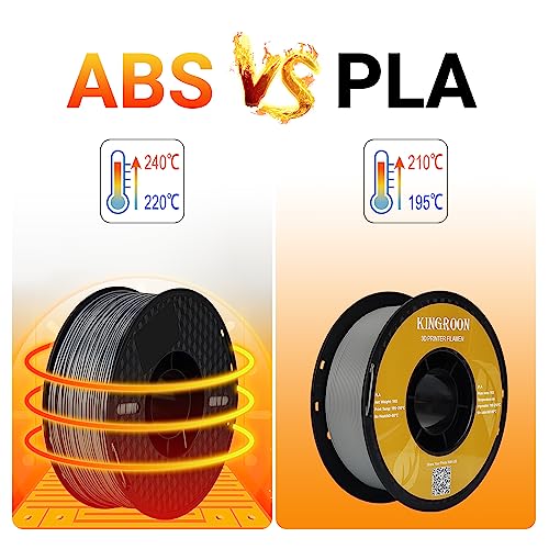 Filamento ABS Kingroon de 1.75 mm en Gris - Alta Resistencia y Durabilidad para Impresoras 3D. - Fernando Cortés