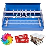 【Facile à utiliser】Équipé de deux guides latéraux mécaniques pour un alignement facile ; engagement et désengagement simples des matrices ; conception à rainure creuse pour un réglage de la profondeur de rainage et de perforation ; ouverture indépendante du moule pour une meilleure durabilité.