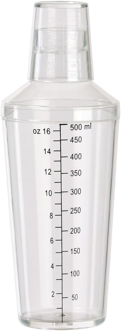 16Oz Clear Bar Shaker