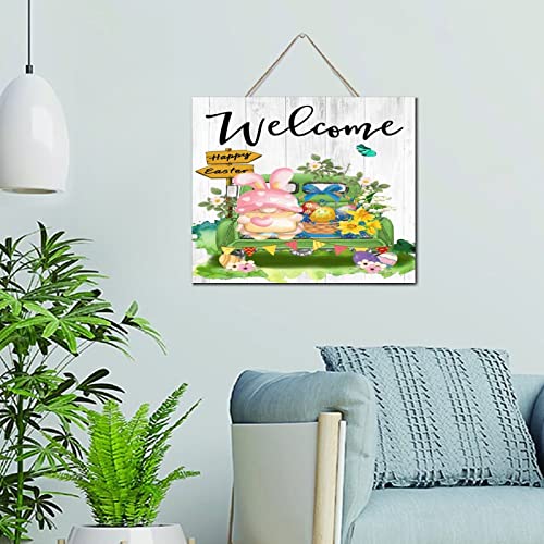 Plaque murale Welcome en bois pour habiller un mur vide de salon