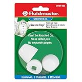 Fluidmaster 7110T-002-P10 Secure Toilet Bolt Caps, White