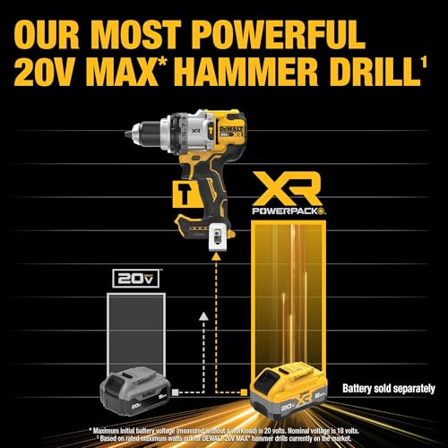 DEWALT 20V MAX XR Brushless Hammer Drill