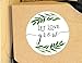ZLKAPT 120 x Let Love Grow Stickers, Simple Wedding Favour Label, Wedding Thank You Stickers, Floral Let Love Grow Label, Wedding Seeds Sticker, Seed Packet Sticker, 1.6