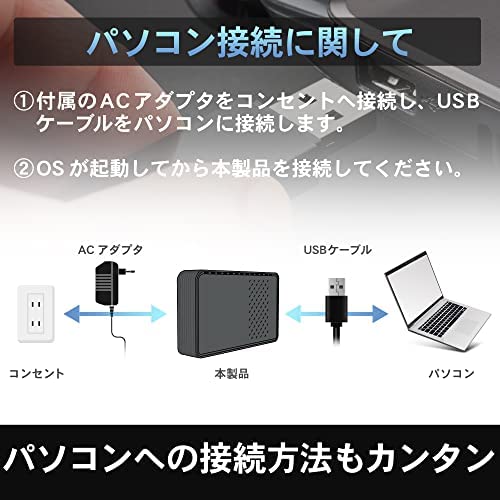 FFF SMART LIFE CONNECTED　外付けHDD MAL32000EX3-DMD　2TB　未使用 テレビ録画 USB接続 ハードディスク | FFF SMART LIFE CONNECTED
