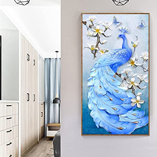 Peinture diamant 5d complet salon kit broderie grand canevas paon