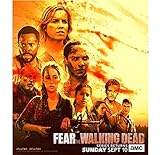 Fear the Walking Dead cast against golden background promo 8 x 10 inch Photo