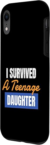 Miniatura 2 de iPhone XR I Survived My Teenage Daughter Funny Dad Mom Gift Parents Case