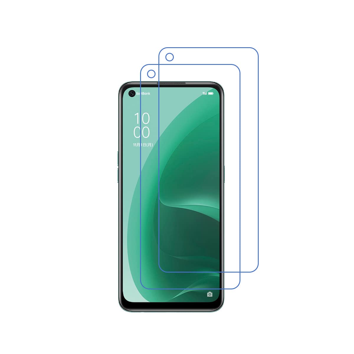Amazon.co.jp: 2枚セット Oppo A55s 5G 保護フィルム ハイドロ