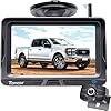 Tomoia Caméra de Recul sans Fil HD 1080P 5 Pouces Camera de Recul Voiture Ensemble étanche Vision Nocturne T2