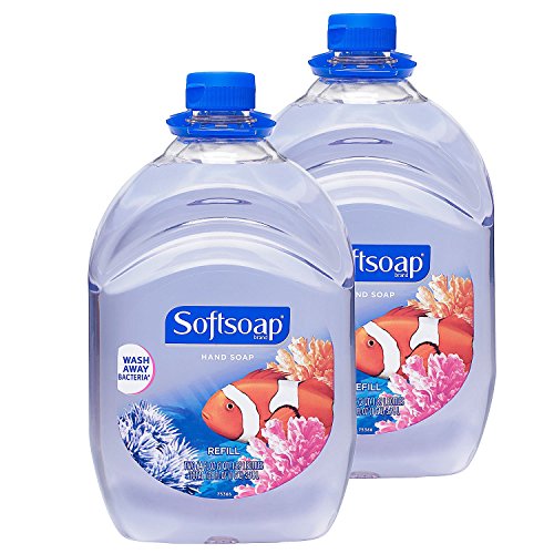 Softsoap Liquid Hand Soap, Aquarium Series, 64-Ounce Refill Bottle, Pack of 2
