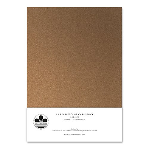 Carta perlescente A4 (50 Fogli) Craftwork. Colori