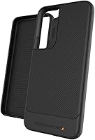 Vista 1 de ZAGG Gear4 - Copenhague - Carcasa negra - Que destaca el material de protección D3O para Samsung Galaxy S22