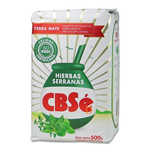 CBSé- Yerba Mate Hierbas Serranas- Combina las propiedades estimulantes, nutritivas de la yerba mate con las medicinales del poleo; la menta peperina, y la melissa.- 100 % Producto Uruguayo- 500 G