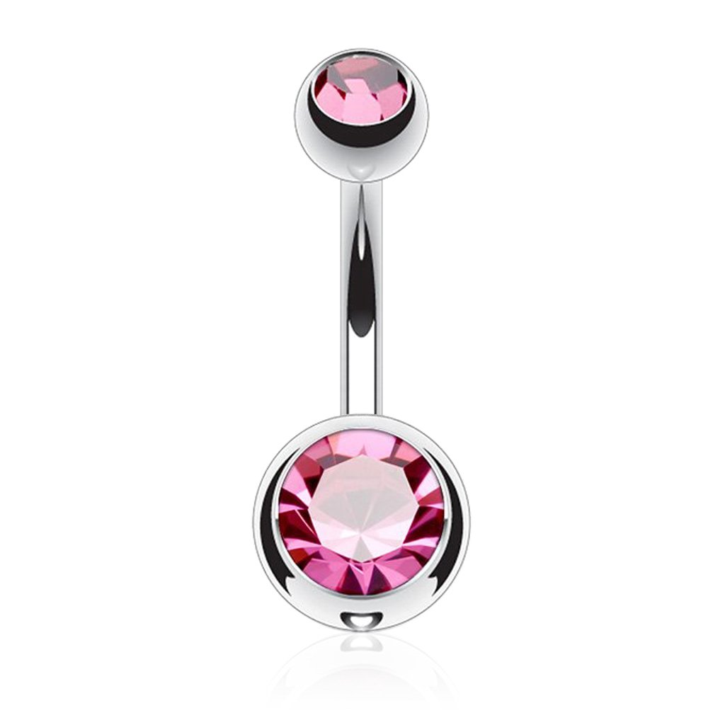 FIFTH CUE Titanium Belly Button Ring