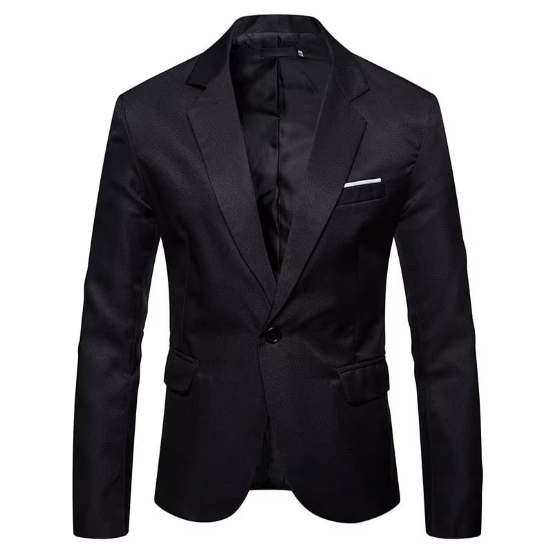 Men's Blue01 Casual Suit Jacket Single Button Blazer for Men-Royal Blue013
