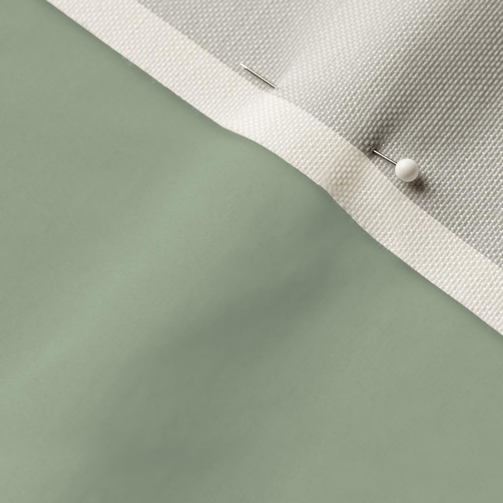 Spoonflower Fabric - Sage Green Solid Farmhouse Woodland Neutral Earth Tone Printed on Upholstery Velvet Fabric Fat Quarter - Upholstery Home Decor Bottomweight Apparel