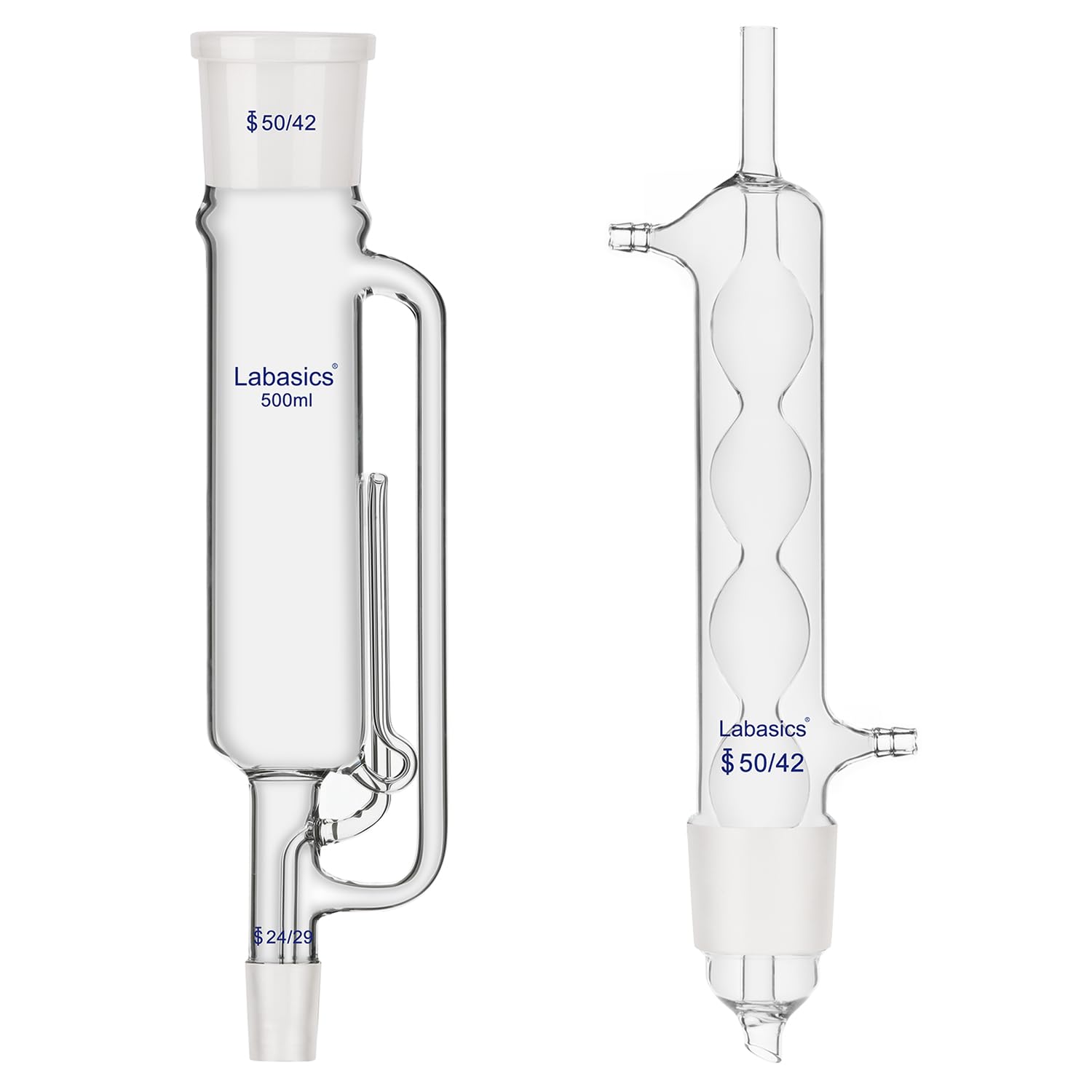 Labasics Bundle-2 Items: Soxhlet Extraction and Allihn Condenser