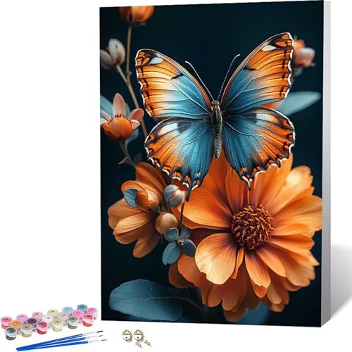 Paint by Numbers �� �������G �� �y�C���g�o�C�i���o�[, ��l�p�����h��G�L�����o�X�N���t�g �u���V�ƃA�N�����G�̋�� �z�[�� �I�t�B�X����, �����ւ̃M�t�g 60x80cm -zjn2604V1
