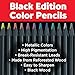 Faber-Castell Black Edition Colored Pencils: 12 Metallic | Spring Craft Supplies