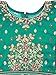 Readymade Indian Ethnic Kids Skirt Top with Embroidery & Zip Closer (4-5 Years, Green)