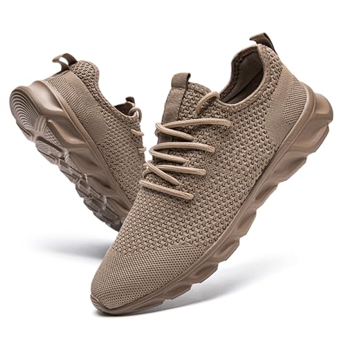 Image of Damyuan Running Shoes Men Lightweight Gym Walking Tennis Walking Sneakers | Athletic Walking Shoes | Fashion Sneakers | Casual Sports Shoes with Breathable Mesh | Non Slip Durable Rubber Outsole