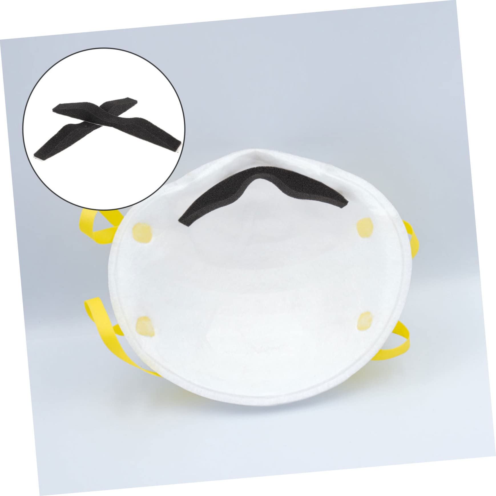 4 Pièces 1 Pont De Nez Éponge Masque Accessoires De Masque Bande De Pont De Nez Lunettes Anti-Buée Bande De Auto-Adhésive Plaquettes De Nez À Mémoire Coussin