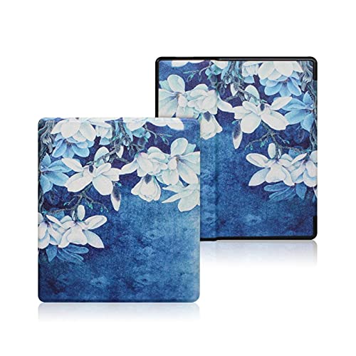 JINGMEIQQ Étui pour Kindle Oasis 2017/2019 (7 », 9Th/10Th Gens) - Couverture Peinte avec Auto Sleep/Wake, Fleurs D’Arbre,Fleurs,pour Kindle Oasis 2/3 Cover