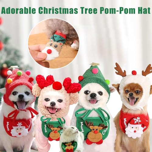 Set disfraz árbol navideño para perros pequeños M miniatura 2