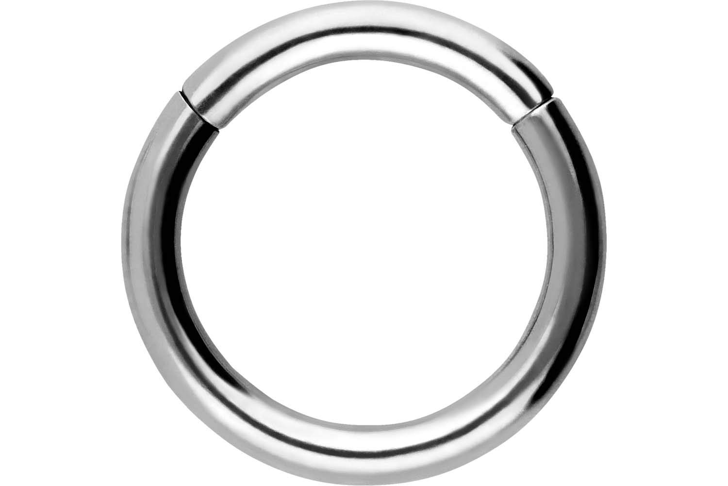 PIERCINGLINE Anillo segmento Clicker de acero quirúrgico – Piercing en oro, plata, rosa, negro o azul – para nariz, tabique, oreja, hélice o tragus — view 82