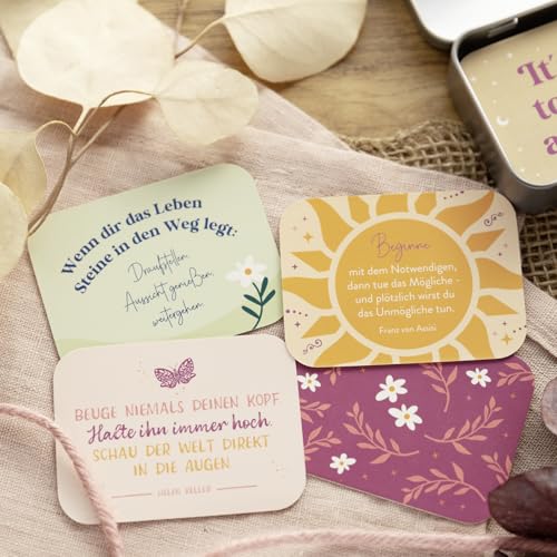 Alltagsheldin: 25 kleine Komplimente für zwischendurch | Kleines Geschenk für Frauen, liebe Freundinnen, Schwestern, ... | Mut und Selbstbewusstsein für zwischendurch