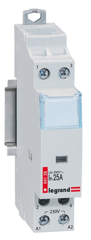 Legrand LEG92702 - Interruptor de cable (2 módulos, 230 V, 25 A, bipolar, 2F)