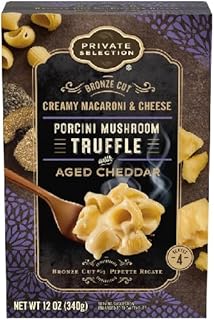 Bronze Cut Porcini Mushroom Truffle with Aged Cheddar Creamy Macaroni & Cheese (1 Box, 12 oz.)