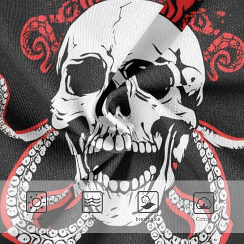 Skulls Octopus Red Color Toddler Girls's Underwear 2T 202c13613