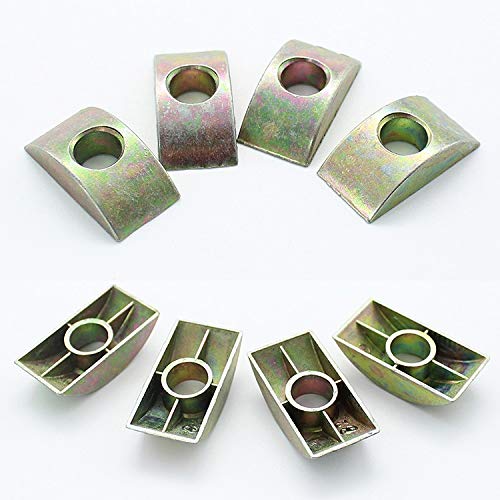 M8 Replacement Half Moon Maxi Luna Washers Replacement Nuts for Bunk Beds Cots (Pack of 20)