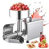 【 FONCTIONS DE SÉCURITÉ AMÉLIORÉES 】Le moteur entièrement fermé de la machine à sauce tomate offre une protection supérieure à celle des modèles à moteur exposé. Le pilon inclus vous permet de guider les ingrédients en toute sécurité pendant le fonctionnement, minimisant ainsi les risques de blessures aux mains. De plus, les encoches réglables aident à prévenir les éclaboussures et à réduire le gaspillage.