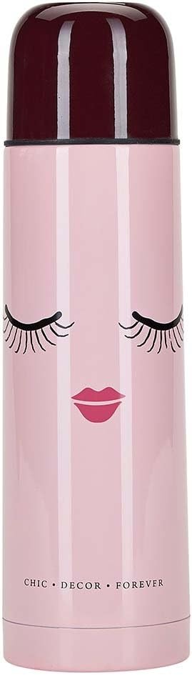 Miss Étoile - Thermal flask - closed eyes - 0.5 L - diameter 6.9 x height 24.5 cm.
