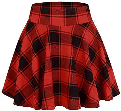 Image of Girls Kids Skater Skirts with Attached Inner Shorts (3 Years - 15 Years) rayon blend