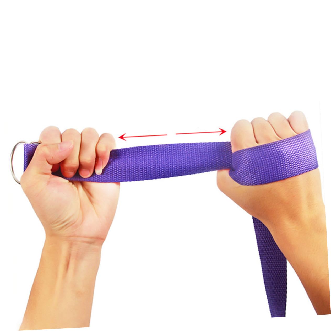 BIUDECO 2Pcs Yoga Stretch Band for Fitness Elastic Stretch Strap for Improved Flexibility Shaping Lightweight and Durable Exercise Equipment Dark Purple