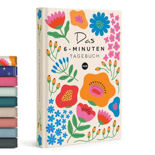 6-Minuten® Tagebuch für Erwachsene 2026 (Das Original) – Mehr Achtsamkeit, Resilienz & Selbstliebe – Dankbarkeitstagebuch, Journal Buch...