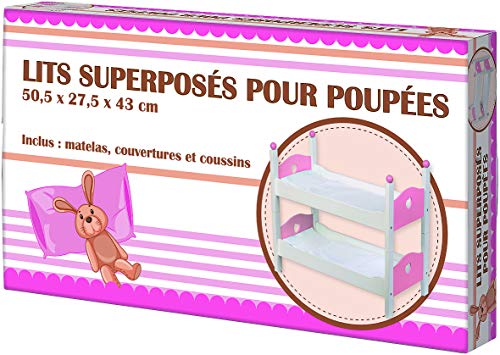 WDK Partner- Lits Superposes Bois, HPKC8, Multicolore