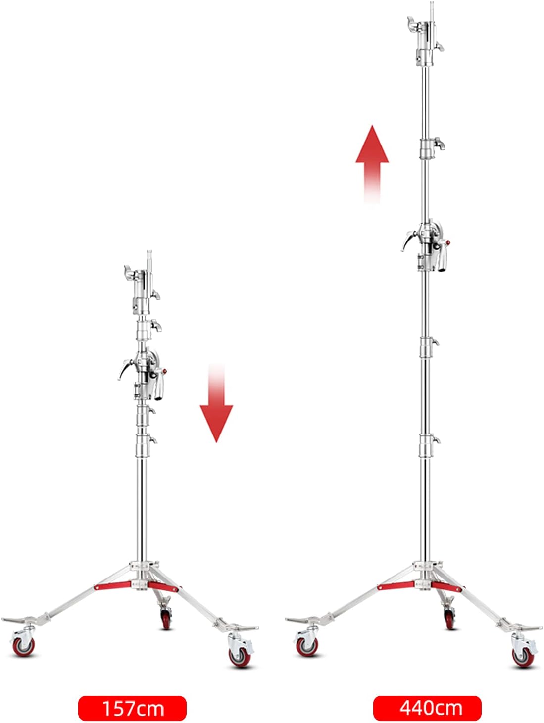 Buy Soonpho Heavy Duty Light Stand C Stand with Casters and Pro Boom