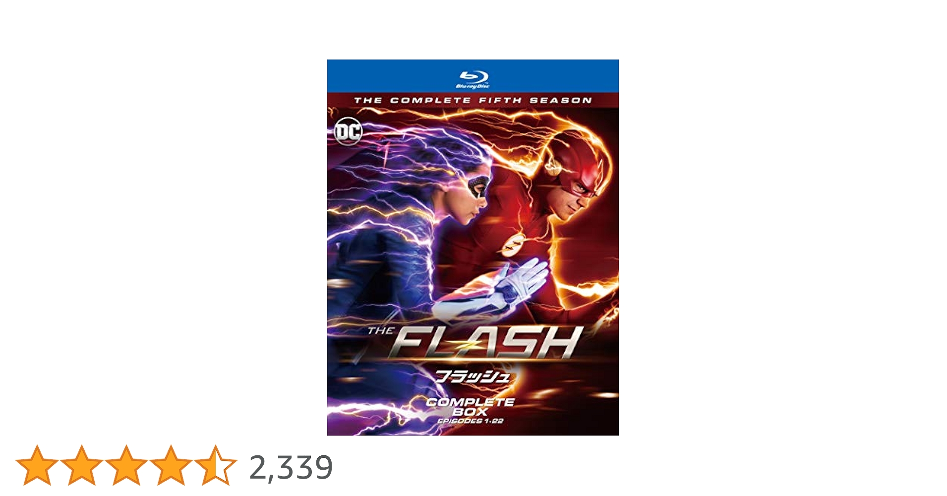 THE FLASH / フラッシュ 5thシーズン ブルーレイ コンプリート・ボックス(4枚組) [Blu-ray] THE FLASH / フラッシュ 5thシーズン ブルーレイ コンプリート