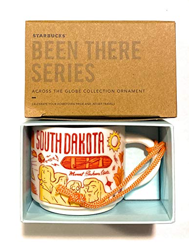 Starbucks SOUTH DAKOTA Been There Series Coffee Mug Demitasse Ornament - 2 oz Mini Size