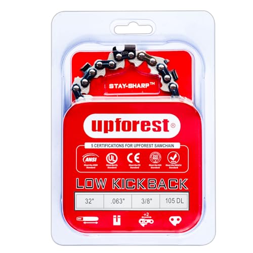 32" Chainsaw Chain 3/8" Pitch .050" Gauge 105 Drive Links