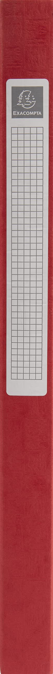 Exacompta 50705E Packung (mit 10 Archivboxen Scotten, mit Gummizugverschluß, hochwertig und nachhaltig, Rücken 25mm, 400g) rot, 10 Stück