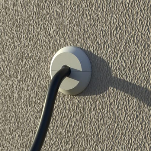 2 Ilhós Organizadores Acabamento De Parede Para Cabos Diversos e Starlink - ARTBOX3D