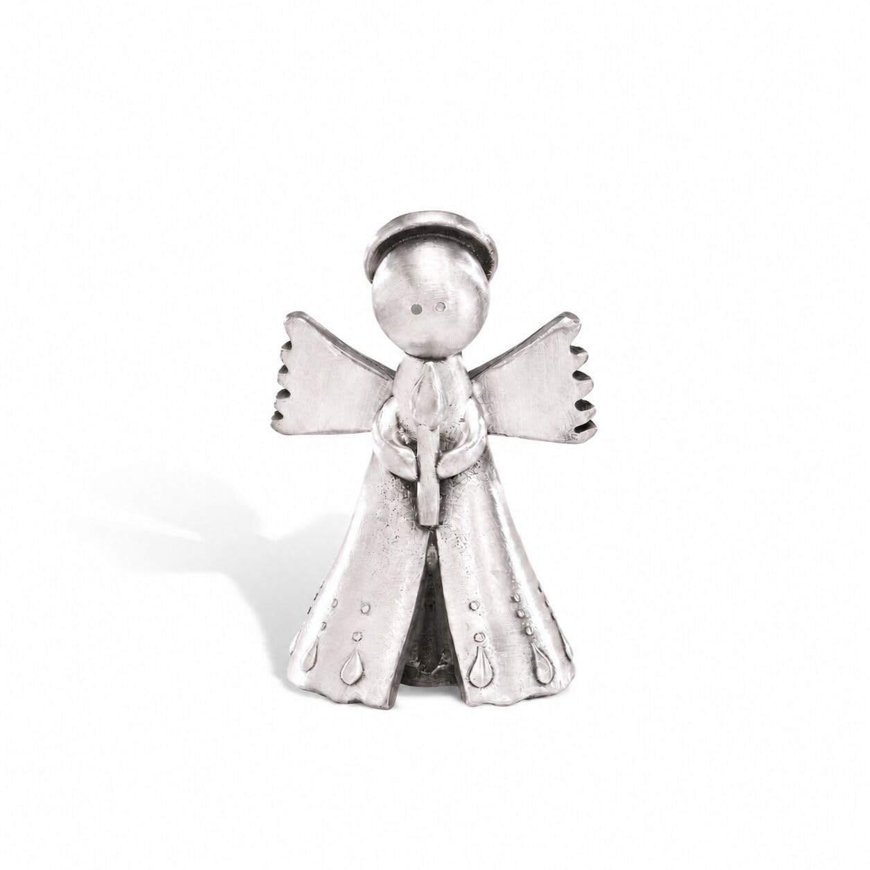 LISA LEONARD DESIGNS Angel Aglow Pewter Holiday Figurine Christmas Décor