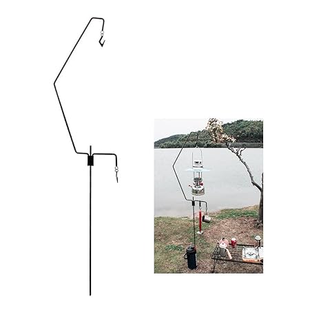 EXCLUZO Detachable Lantern Stand Lamp Tripod Camping Lamp Lamp Holder