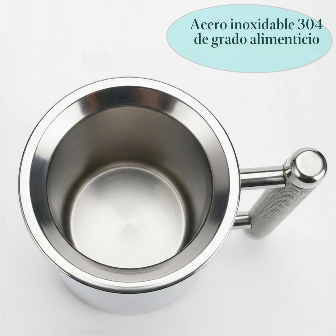 ZhaoCo Taza Pesada, 10 kg, 420 ml, de acero inoxidable, con pesas, para entrenamiento, gimnasio, deporte, regalo